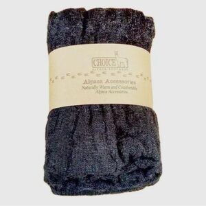 Choices Alpaca Accessories Charcoal leg warmers